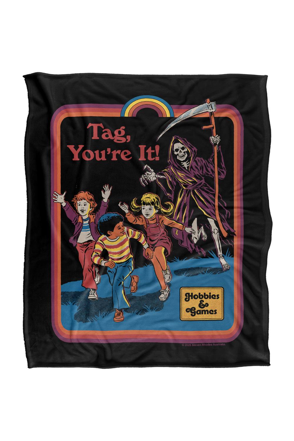 Steven Rhodes Tag You'Re It Silky Touch Super Soft Throw Blanket