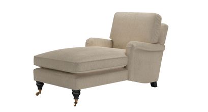 Bluebell Chaise Armchair in Cashew Baylee Viscose Linen - sofa.com