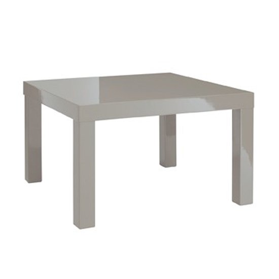 Puro End Table In Stone High Gloss