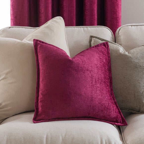 Chenille Square Oxford Cushion