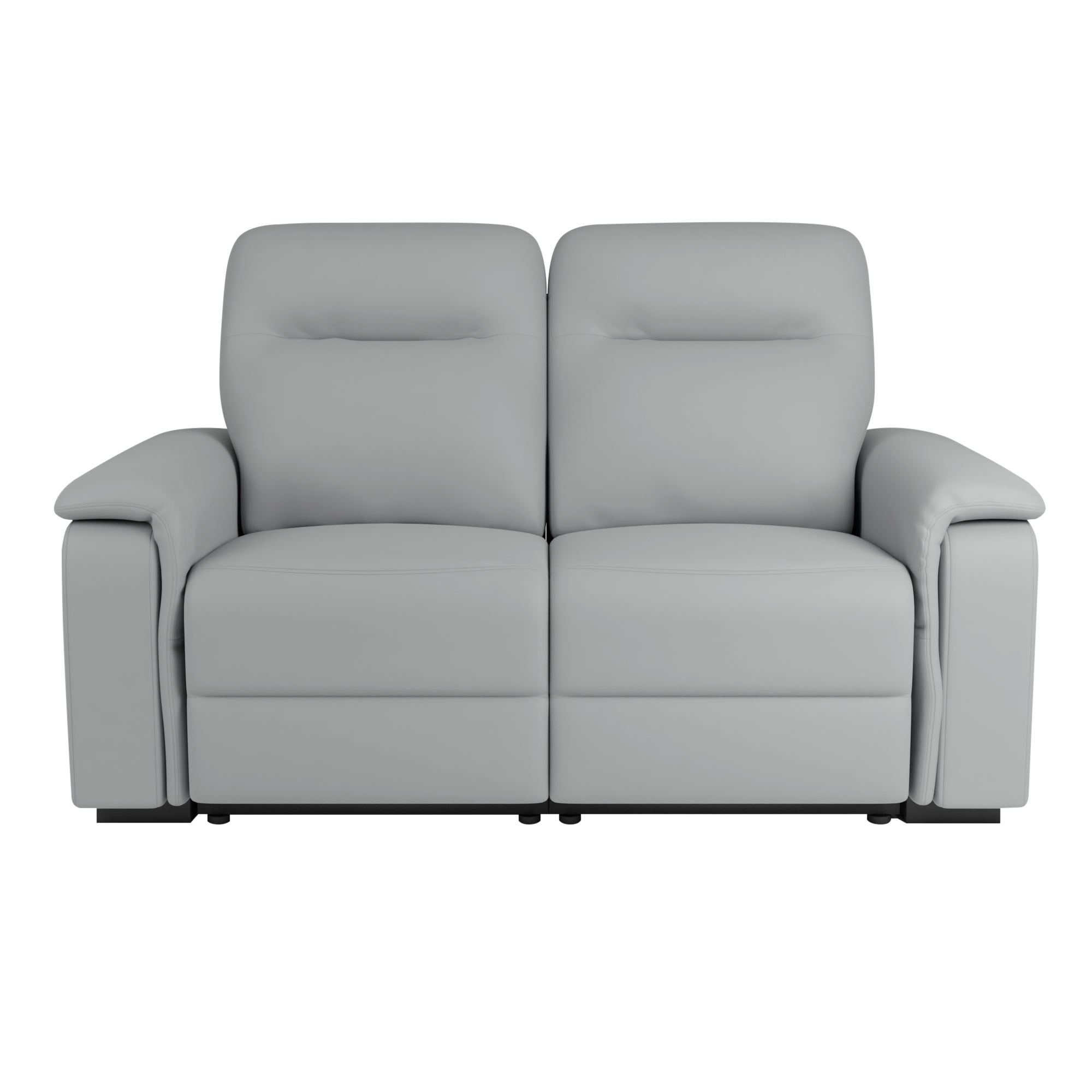 Bianca Electric Reclining 2 Seater Sofa Grey