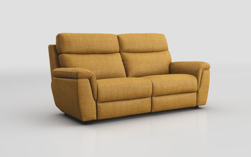 Yellow Fabric Bagnolo 3 Seater Sofa