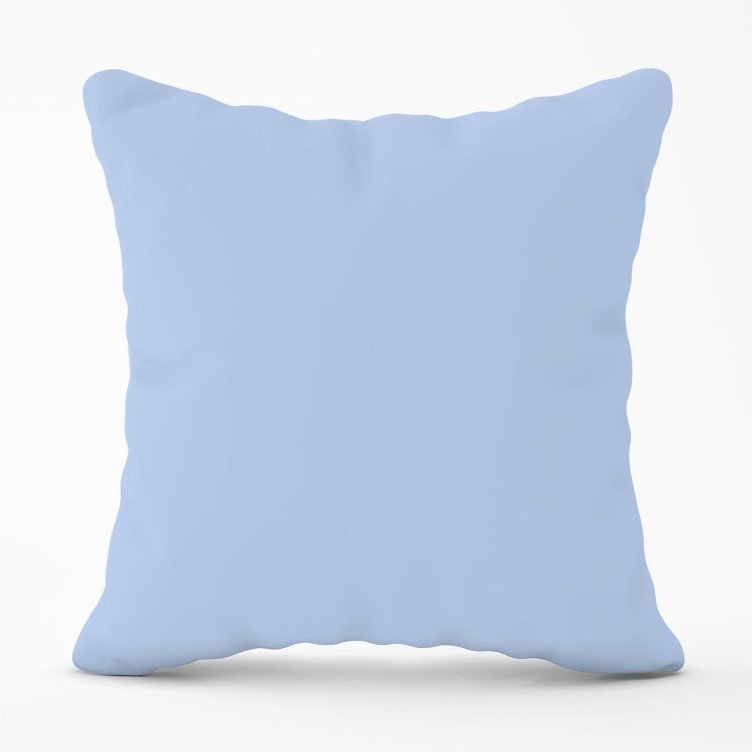 Warren Reed - Designer Pale Cornflour Blue Outdoor Cushion