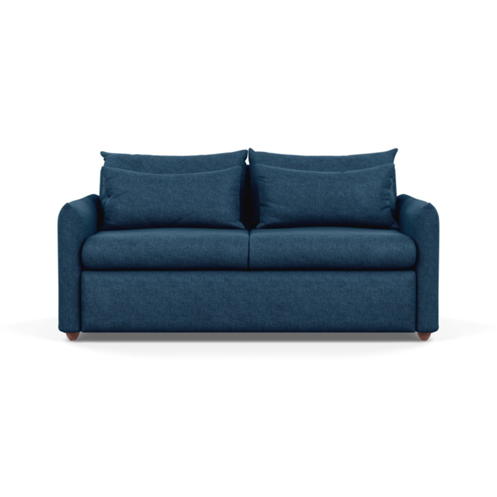 Heal's Pillow Sofa Bed Texture Ink Chestnut Stain Feet