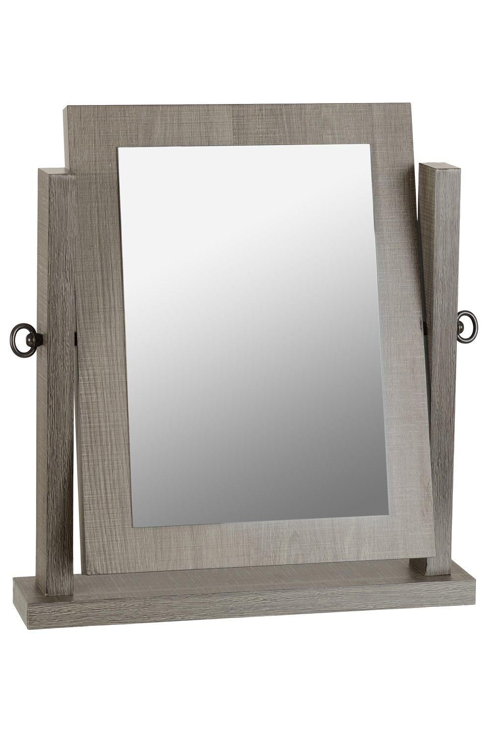 Seconique Lisbon Dressing Table Mirror in Black