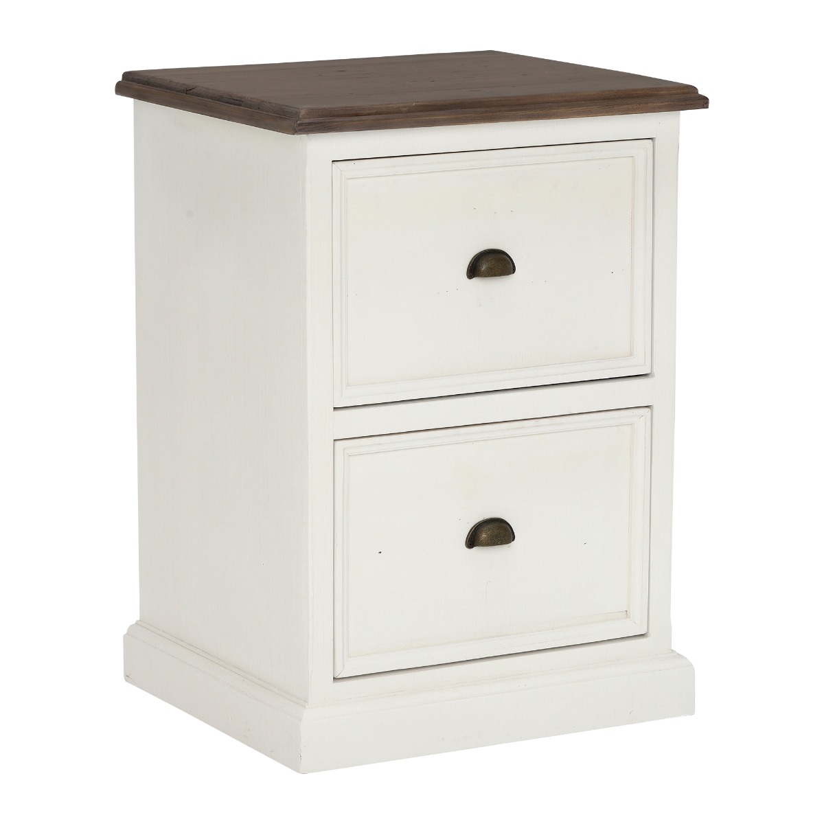 Berkshire Reclaimed Wood 2 Drawer Filing Cabinet