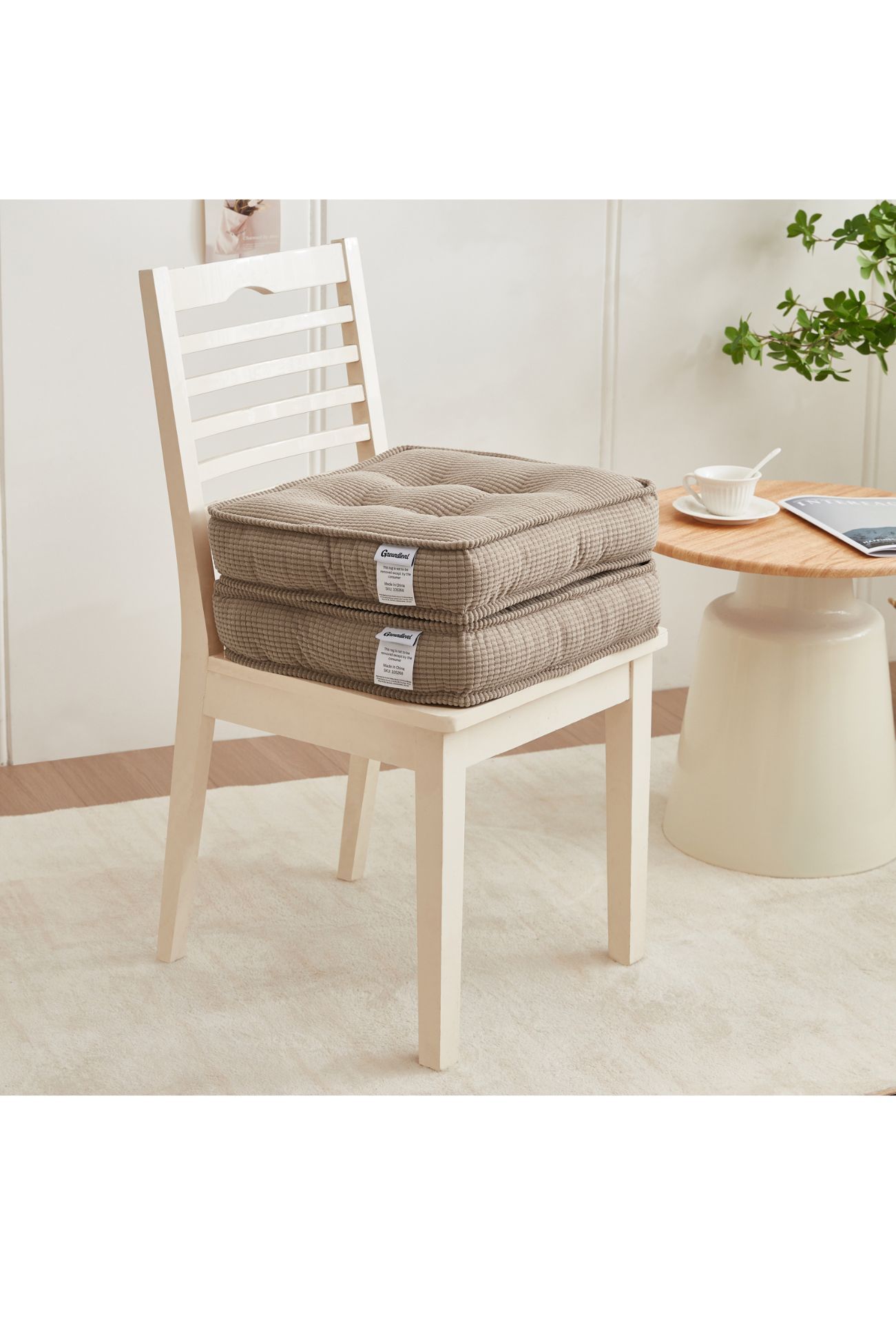 Ezysleep Outdoor / Indoor Set of 2 Seat Cushions in Natural