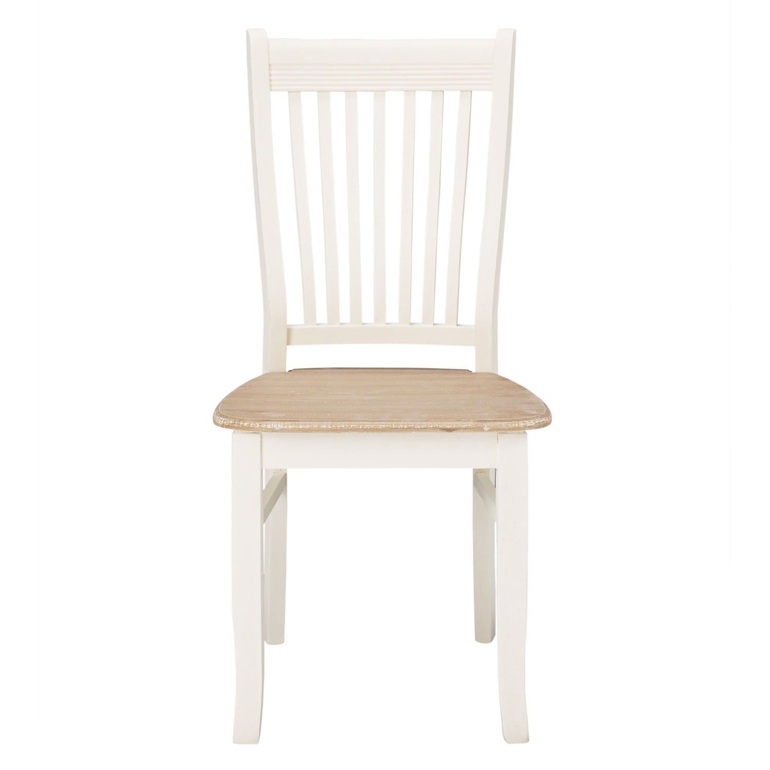Juliette Pair of White Dining Chairs White