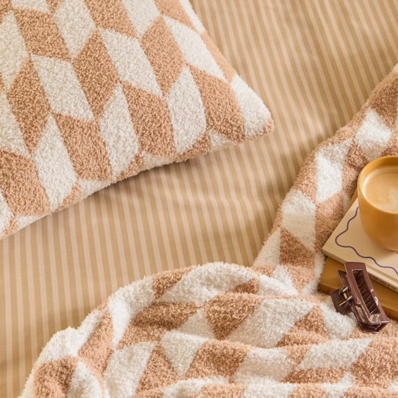 furn. Olsen Geometric Throw Blanket 130cm x 180cm 4