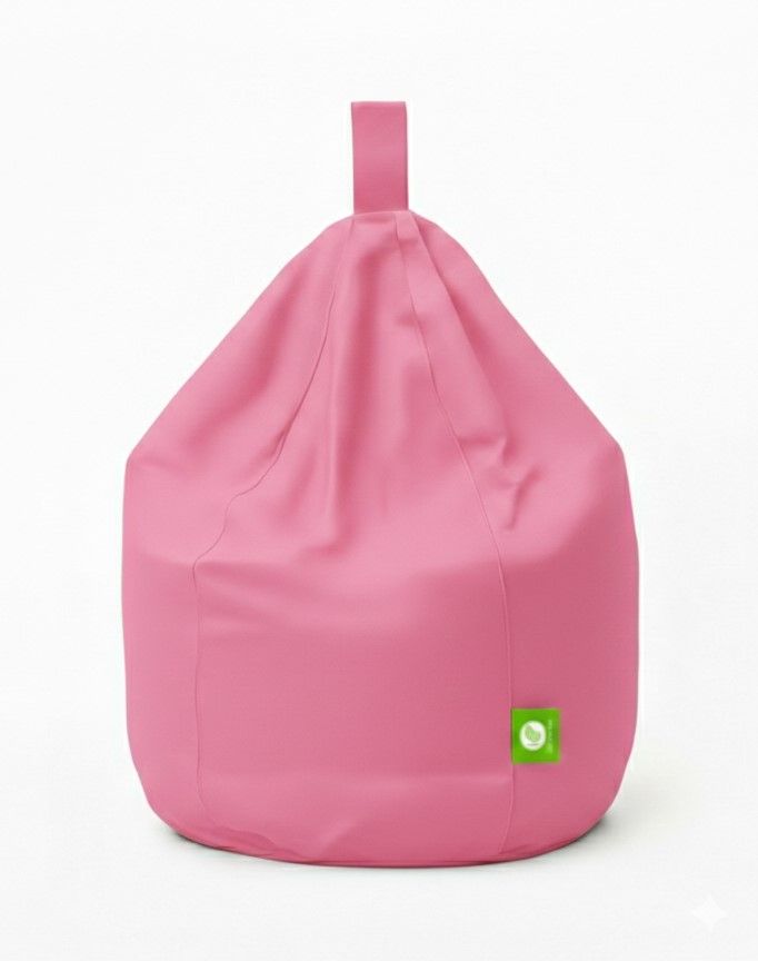 Bean Lazy Cotton Twill Pink Bean Bag Child Size