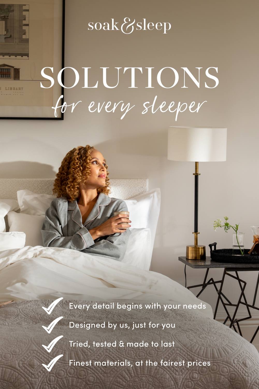 Soak&Sleep 4.5 Tog Soft As Down with Silk Superking Duvet in White 4