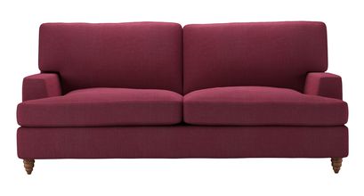 Isla 2.5 Seat Sofabed in Boysenberry Brushed Linen Cotton - sofa.com