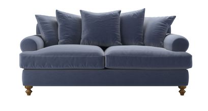 Teddy 2.5 Seat Sofa Bed in Sapphire Smart Velvet - sofa.com