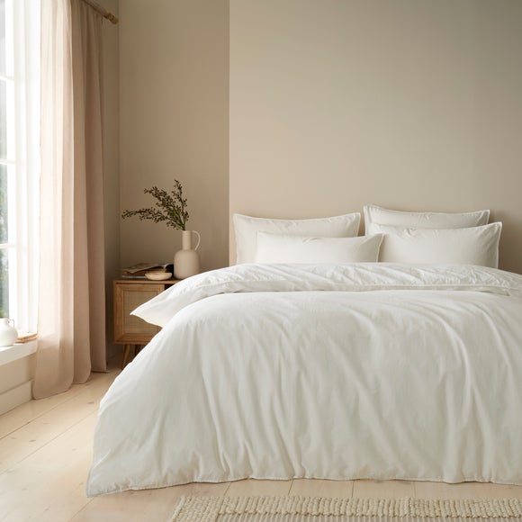 Soft Washed Cotton Duvet Cover & Pillowcase Set