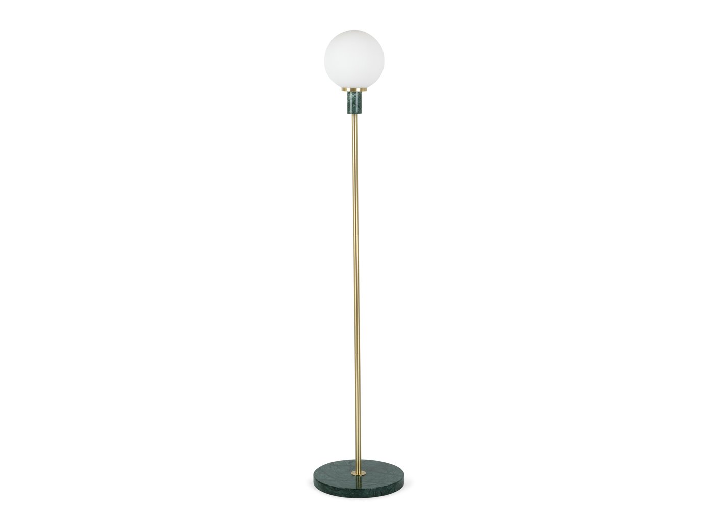 Heal's Globe Floor Lamp Green Marble