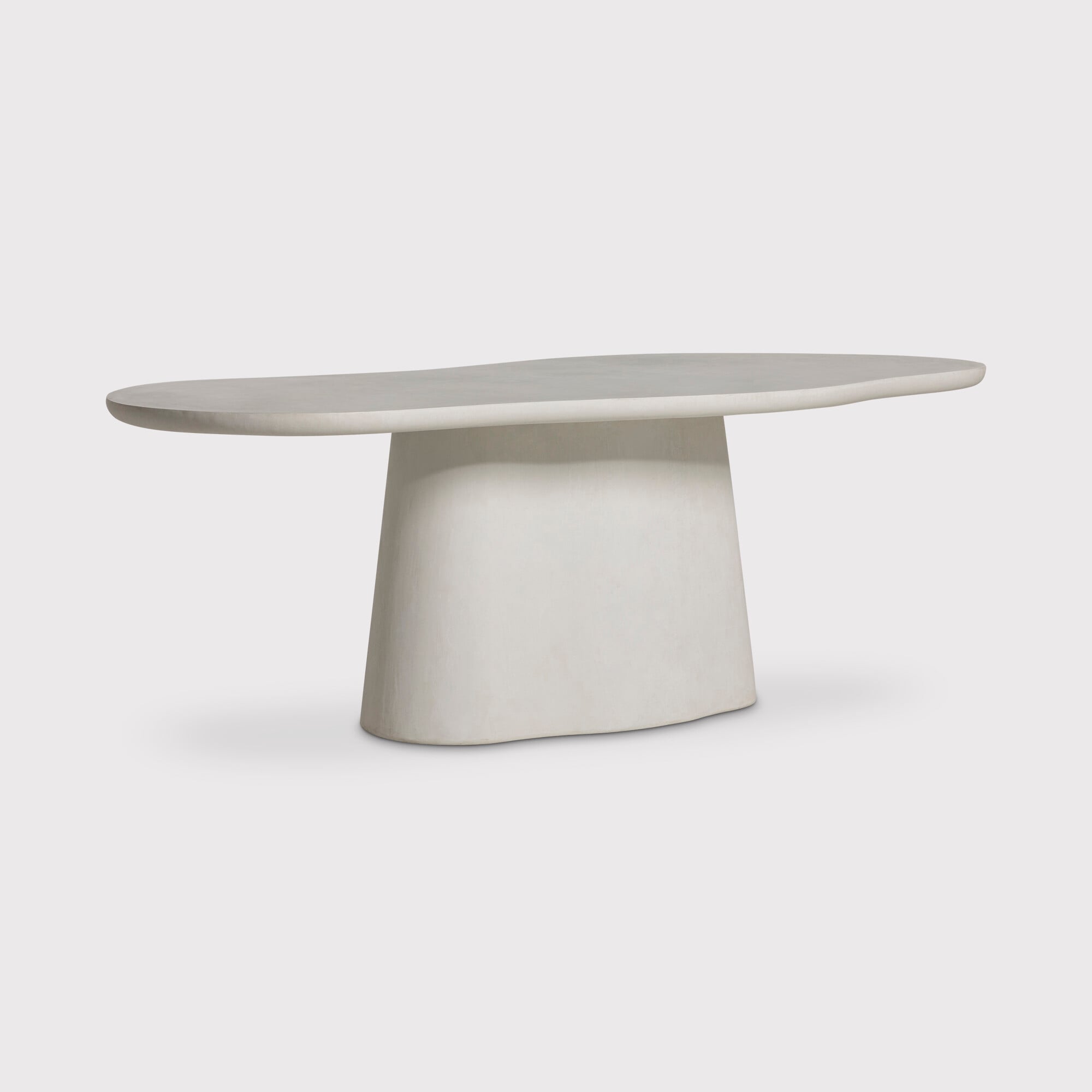 Capella Dining Table 220x110x77cm, Round, White Wood | Barker & Stonehouse