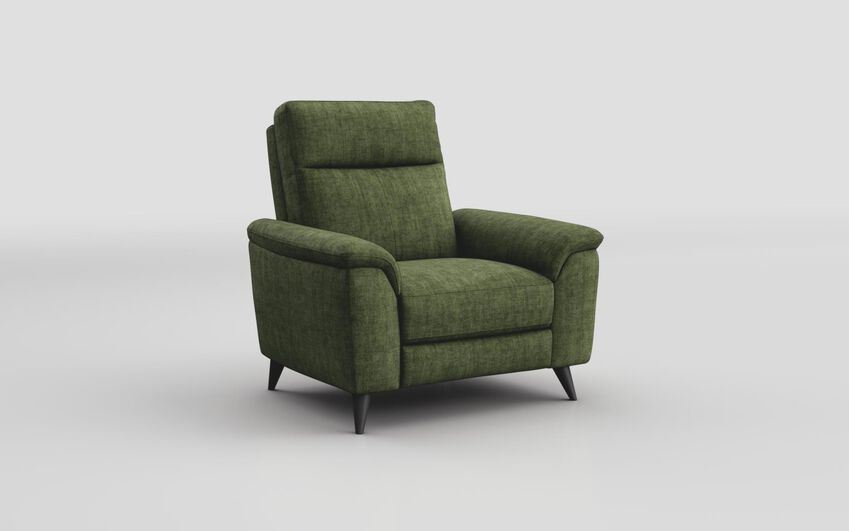 Green Fabric Saliceto Armchair