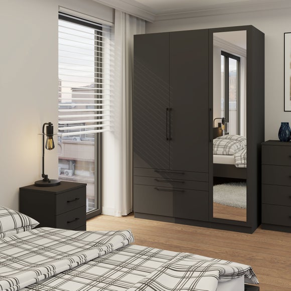 Foster Triple 3 Drawer Wardrobe