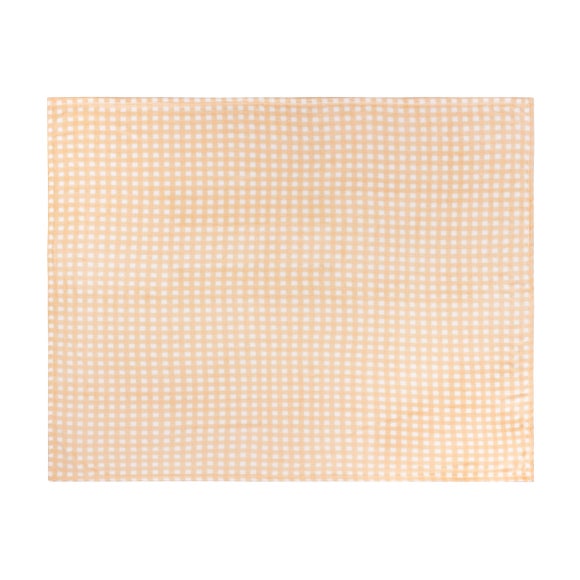 furn. Gingham Fleece Throw Blanket 130cm x 150cm 3