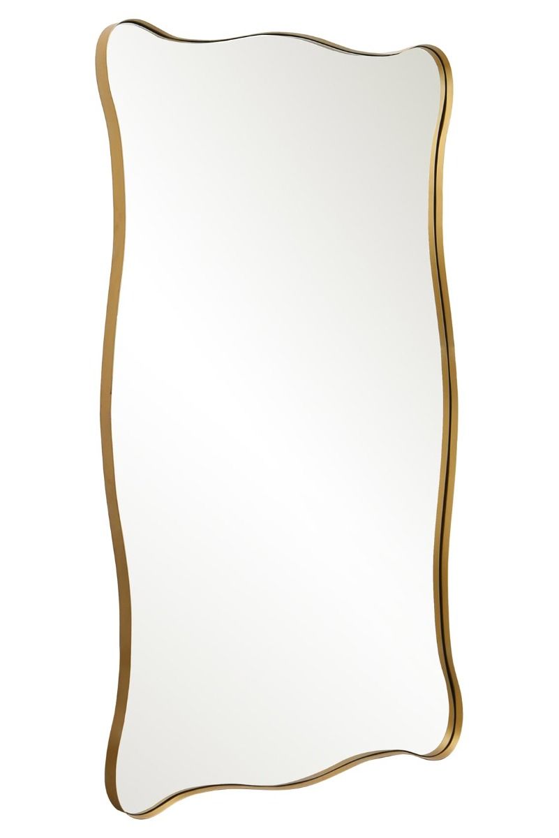MirrorOutlet New Gold Metal Rectangular Wall Mirror 71" X 39" (180CM X 100CM) 6
