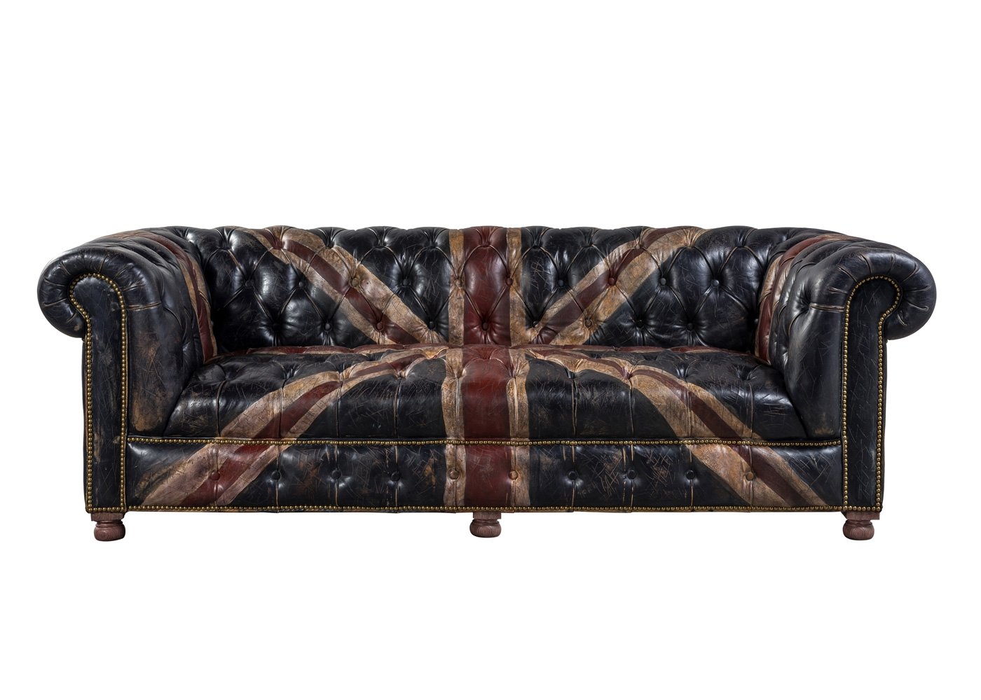 Timothy Oulton Westminster Button 3 Seater Sofa