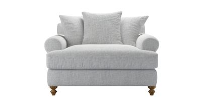 Teddy Loveseat Sofabed in Koala Chelsea Linen - sofa.com
