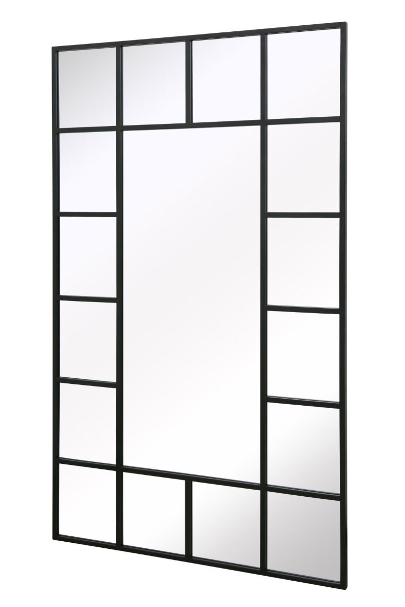 MirrorOutlet Black Modern Wall & Leaner Mirror 79" X 47" (200 x 120CM) 4