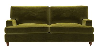 Isla 2.5 Seat Sofabed in Olive Cotton Matt Velvet - sofa.com