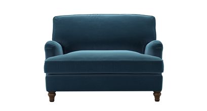 Bluebell Loveseat Sofabed in Seaweed Smart Cotton - sofa.com