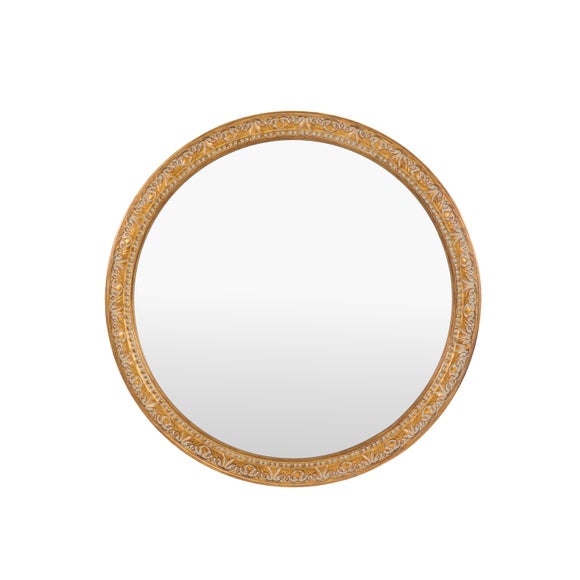 Cedar and Sage Valenza Round Wall Mirror