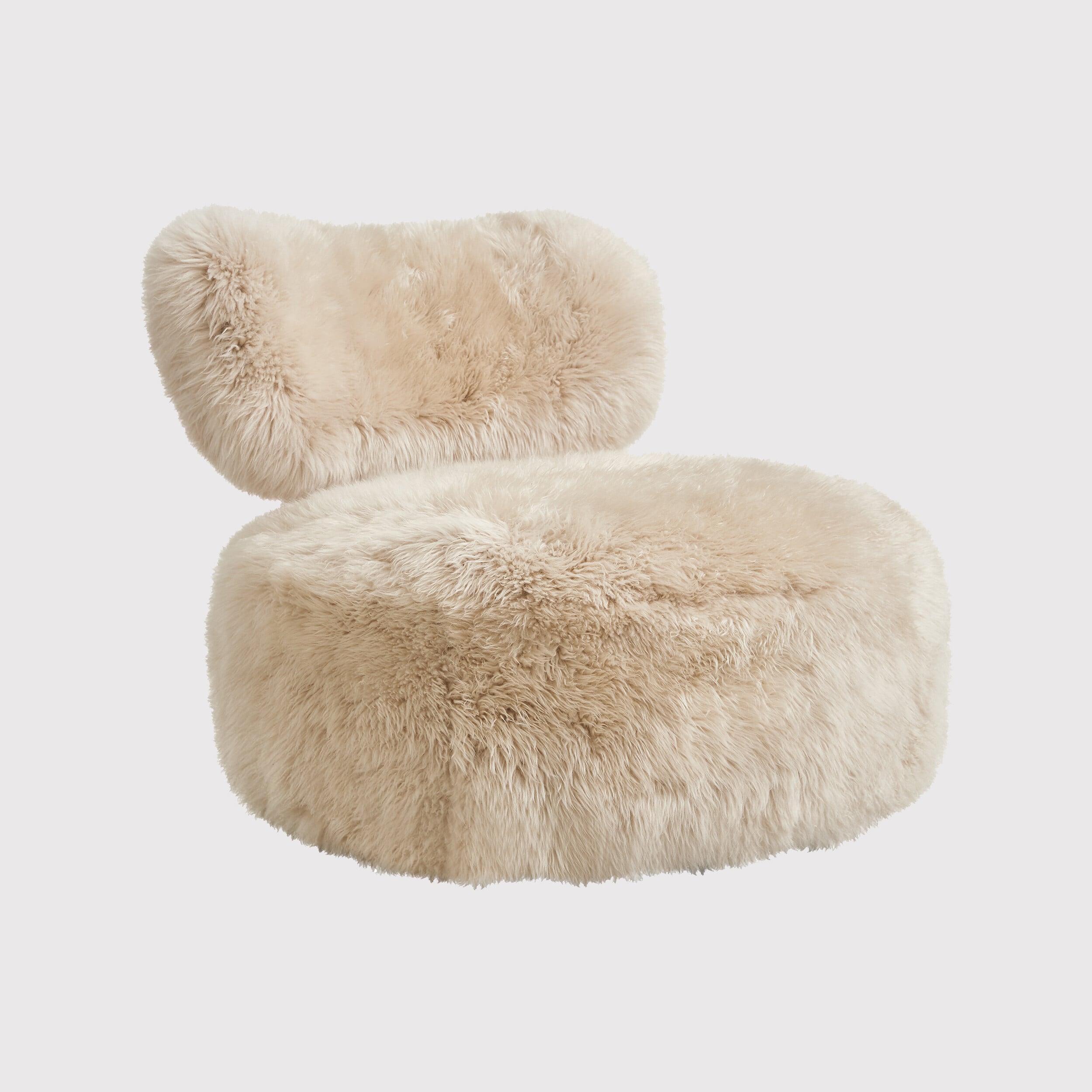 Timothy Oulton Trio Swivel Armchair, Neutral Leather | Barker & Stonehouse
