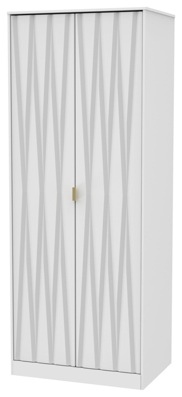 Shimmer 2 Door Wardrobe - White