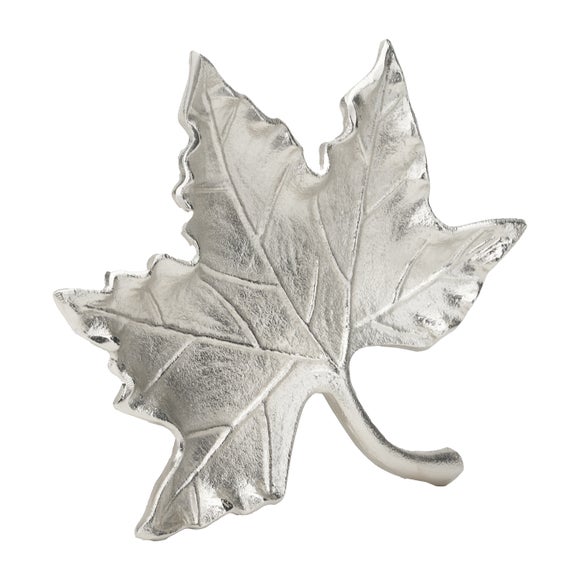 Metal Oak Leaf Bowl 3