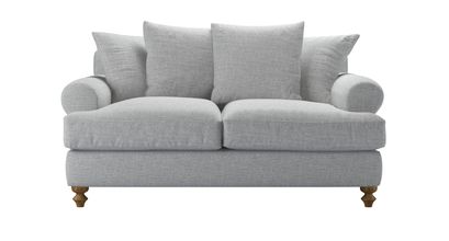 Teddy 2 Seat Sofa Bed in Frost Highland Tweed