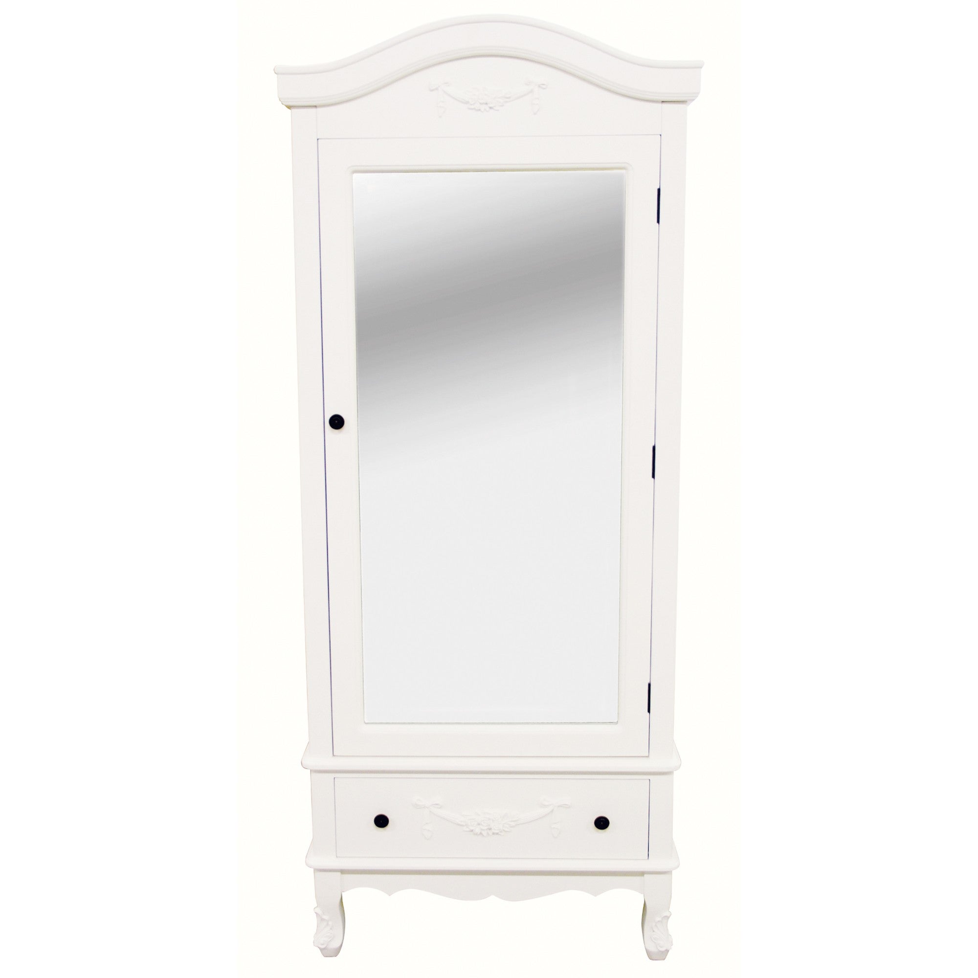 Toulouse Ivory Single Wardrobe Off-White
