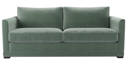 Aissa 3 Seat Sofa Bed in Sage Smart Velvet - sofa.com