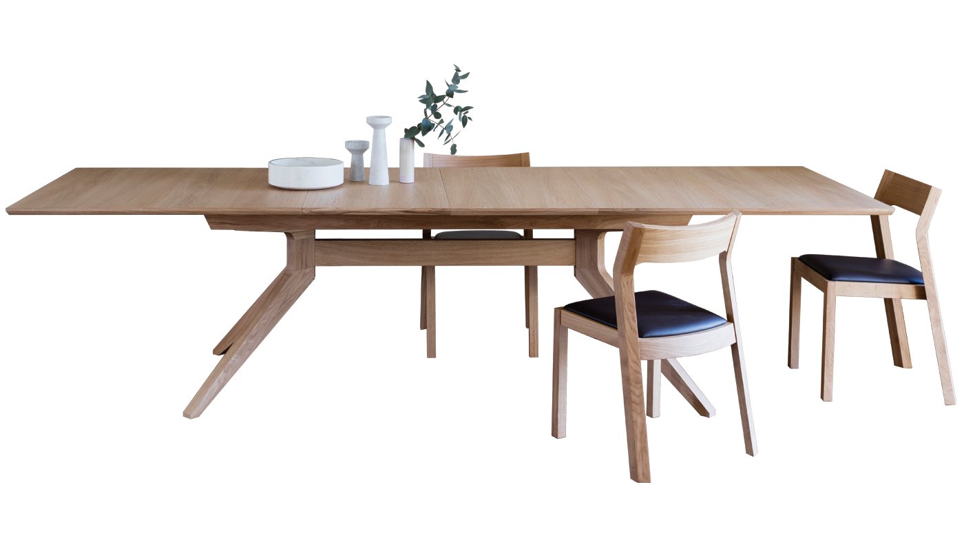 Case Cross Extending Table Oak