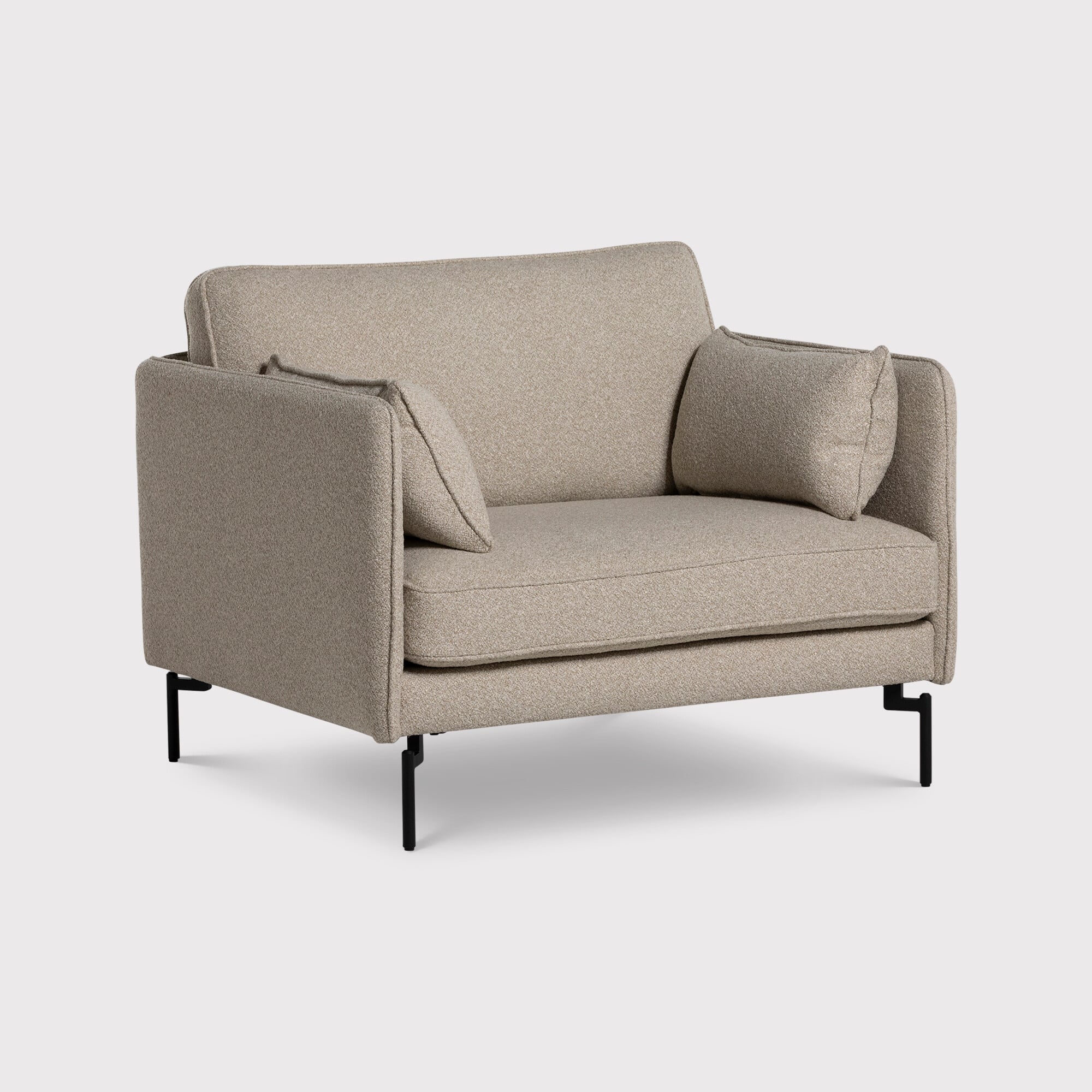 Juneau Armchair, Grey Fabric | Barker & Stonehouse
