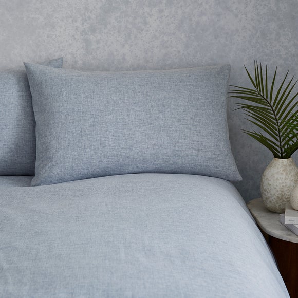 Chambray Microfibre Standard Pillowcase Pair