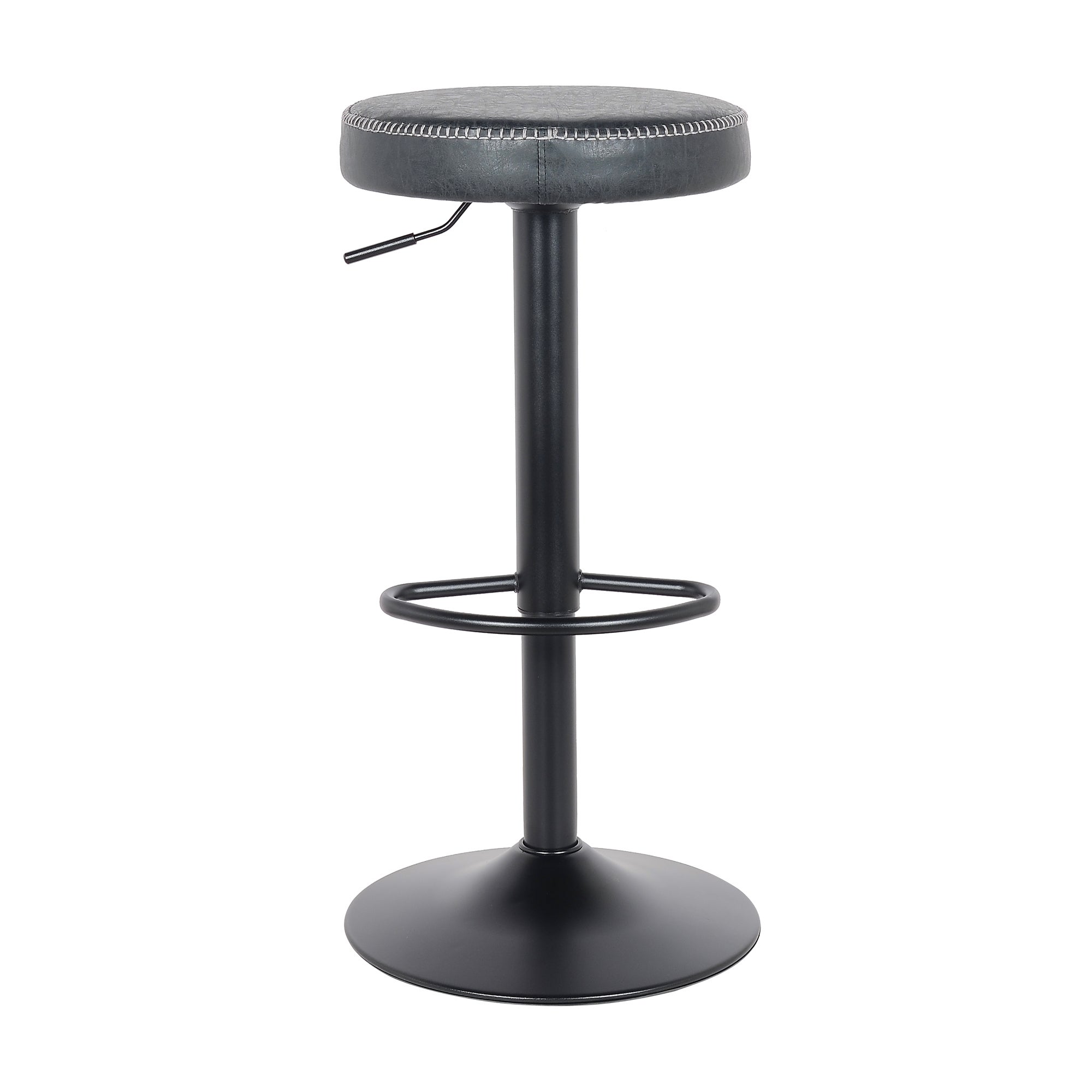 Venice Round Bar Stool Black