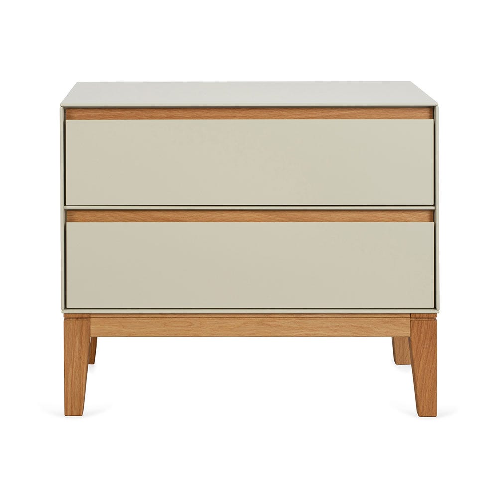 Heal's Lars Wide Bedside Table Cashmere 2