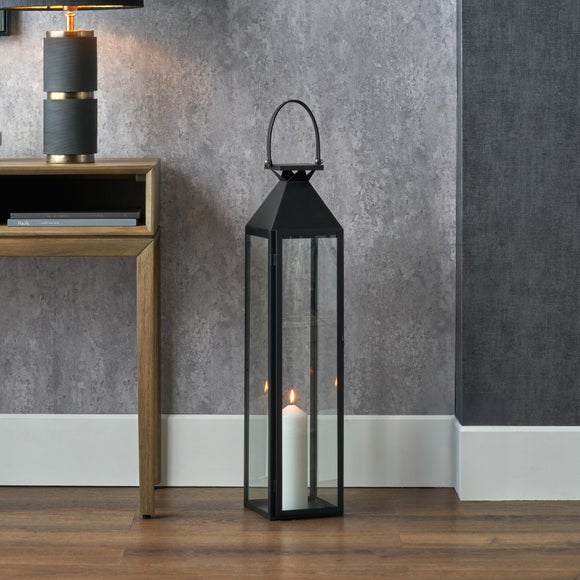 Metal & Glass Lantern