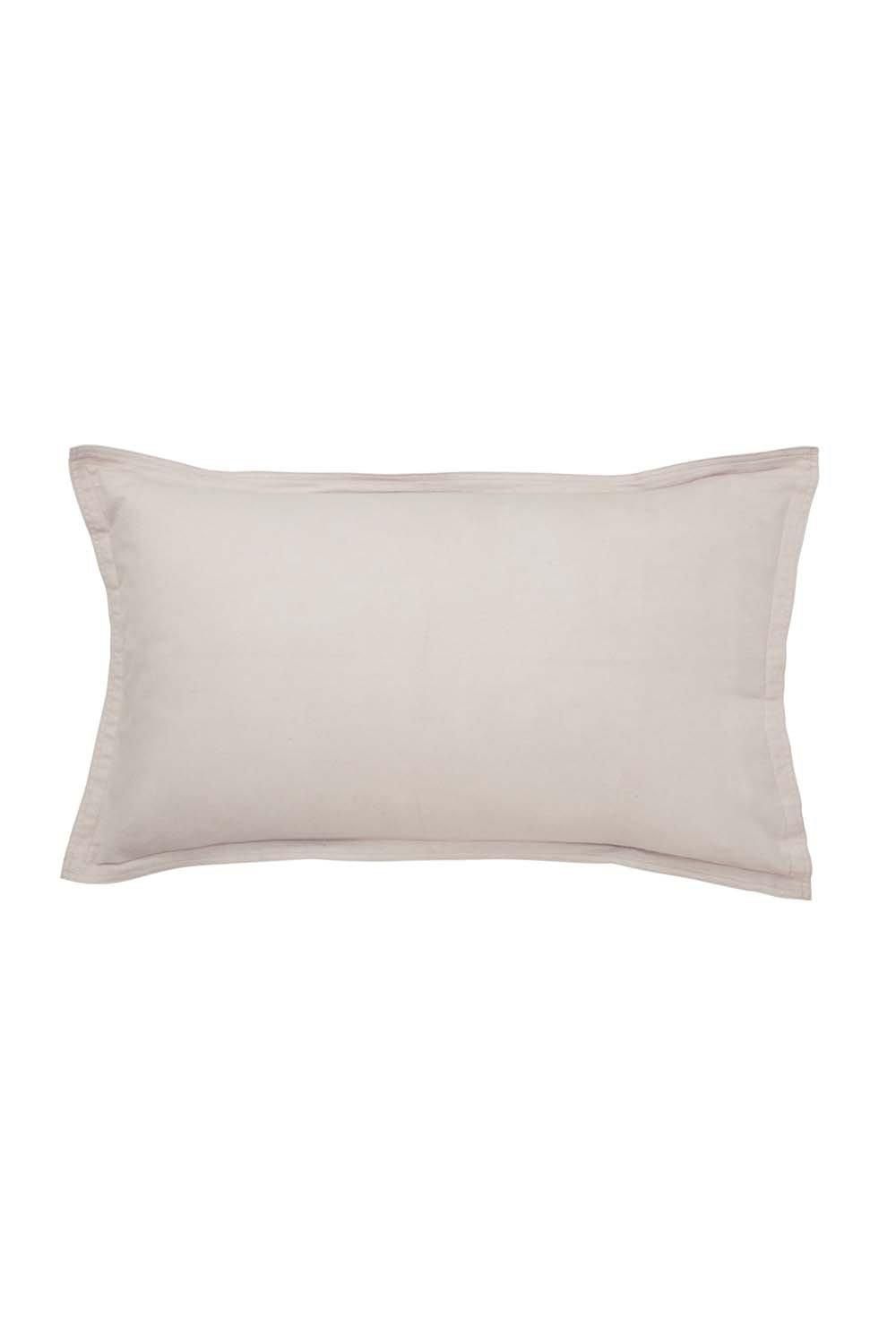 Murmur 'Laila' Brushed Cotton Oxford Pillowcase in Cream