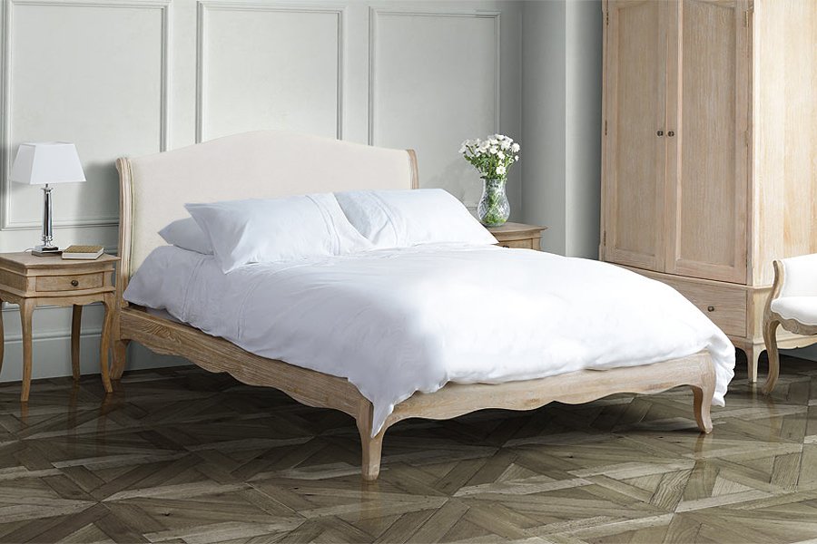 Les Milles Bed - Oatmeal Linen