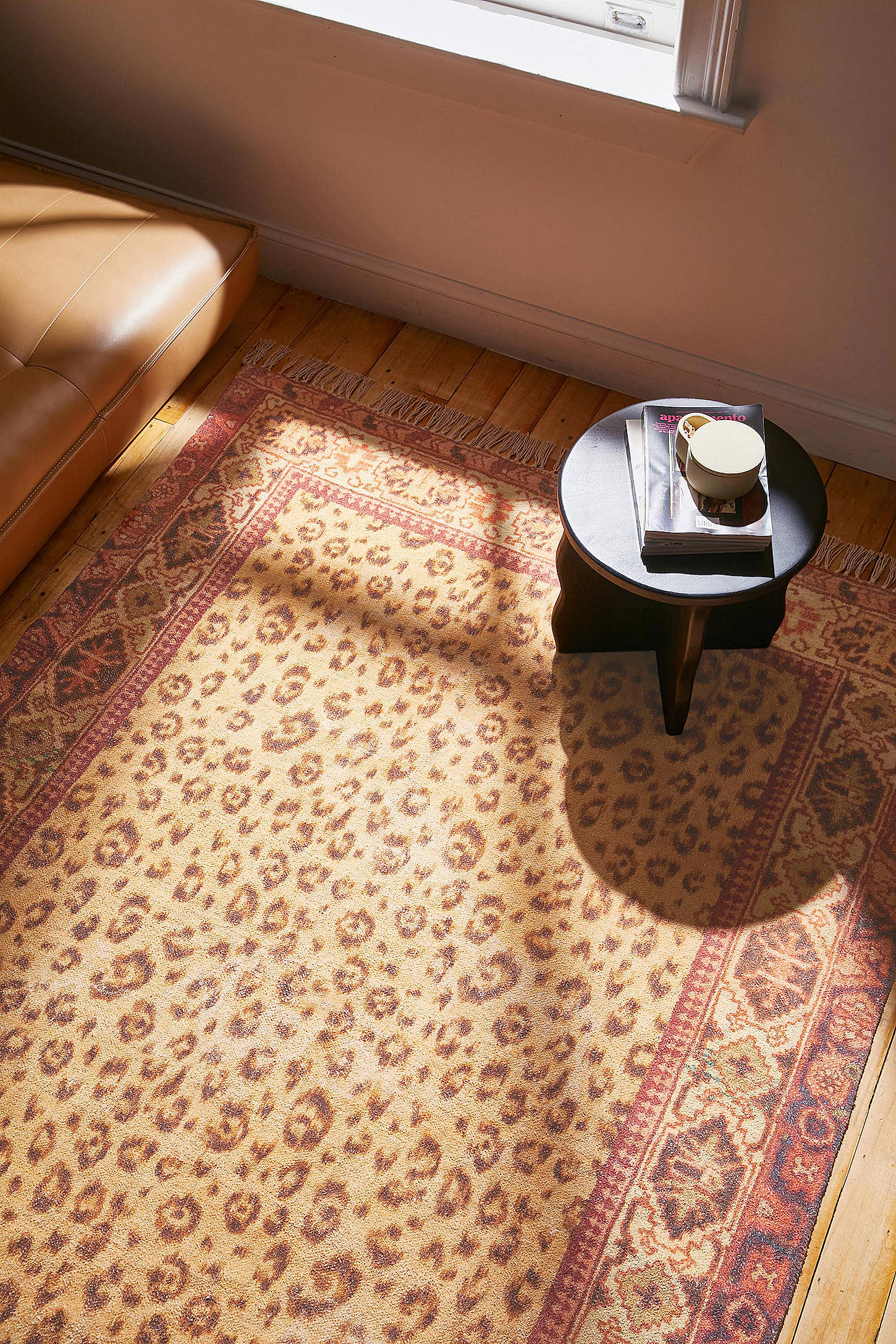 Leonore Gold Chenille 5x7ft / 150x210cm Rug - Gold