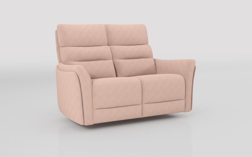 Pink Fabric Cleveley 2 Seater Sofa