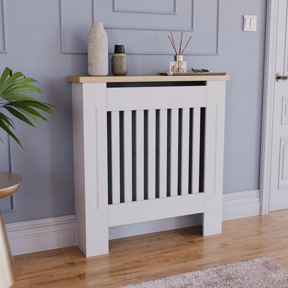 Return - Vida Designs Arlington Radiator Cover, Small White