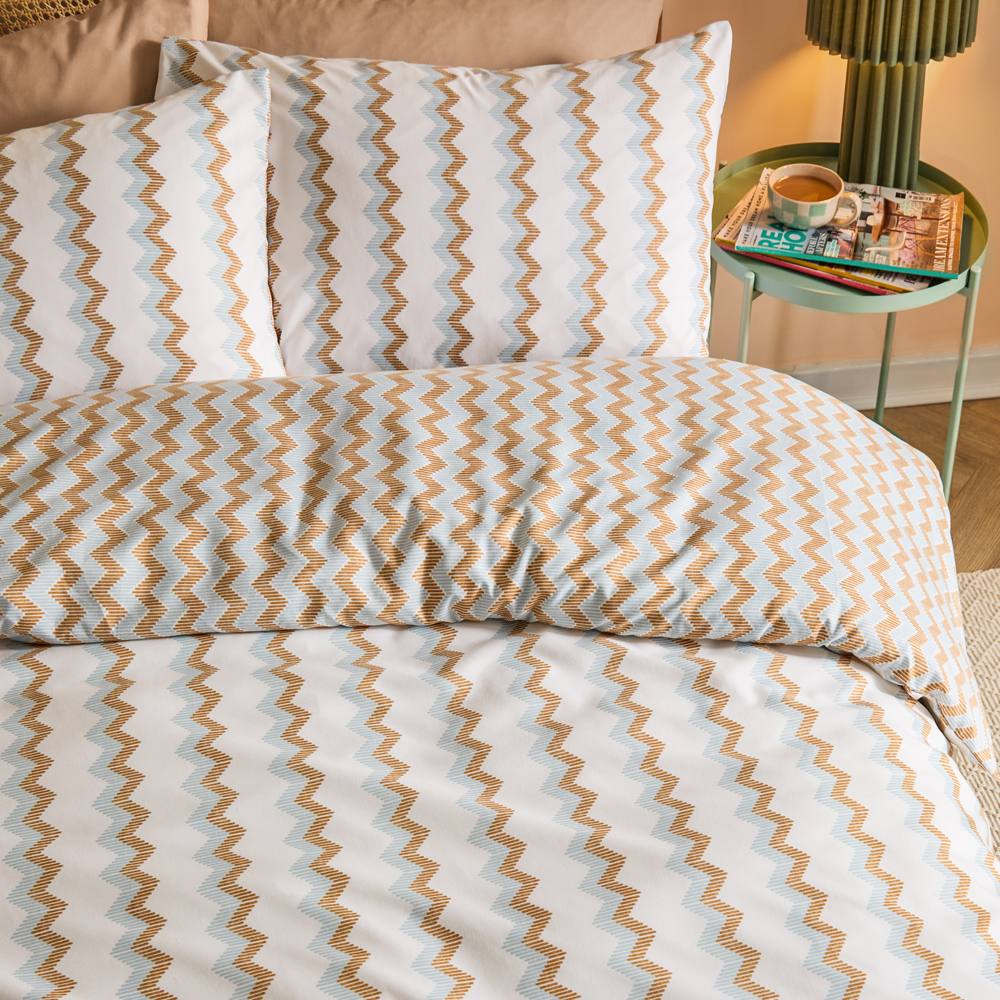 Duvet Day Izzie Reversible Soft Touch Duvet Cover Set in Gold