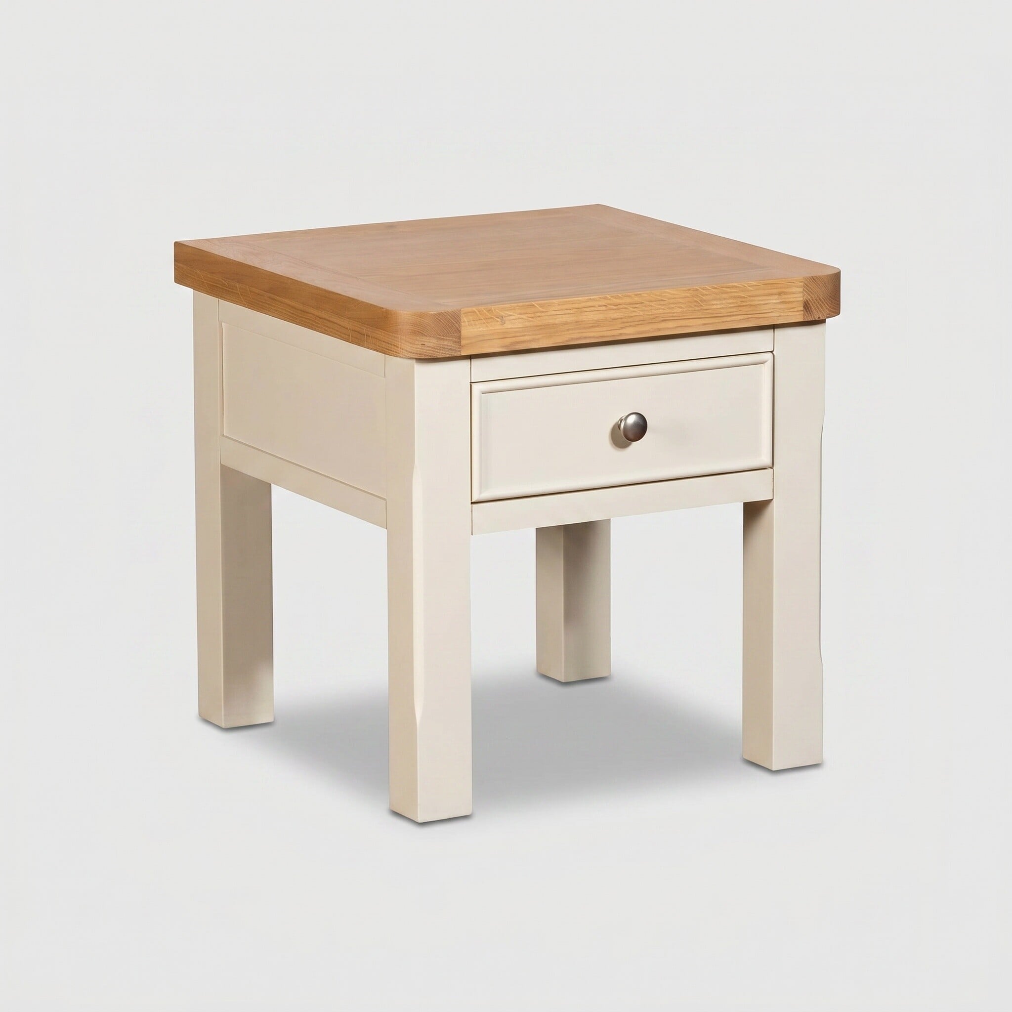 Witney Lamp Table 55x55x55cm, Neutral Wood | Barker & Stonehouse