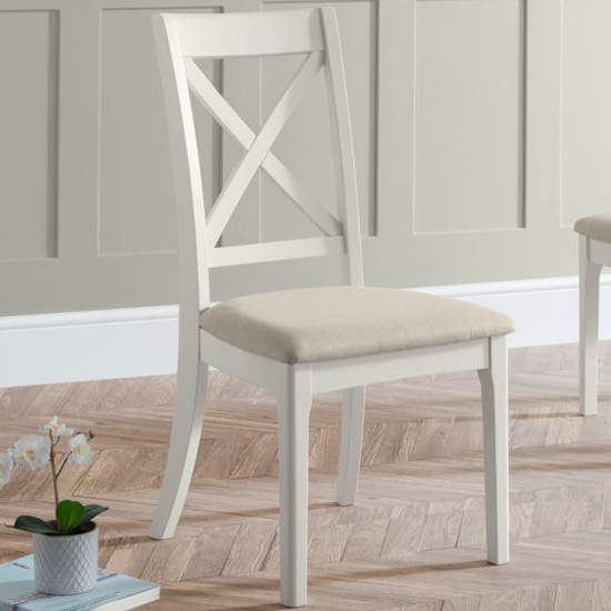 Pendleton Wooden Dining Chair In Grey